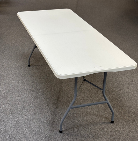 6FT DuramaxPRO Plastic Bi-Fold Tables