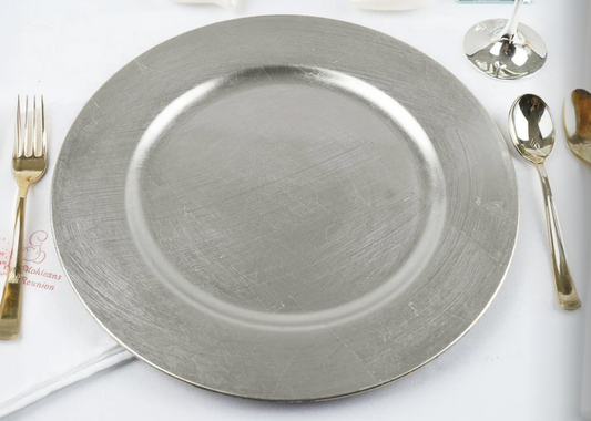 Charger Plate - # L (Silver)