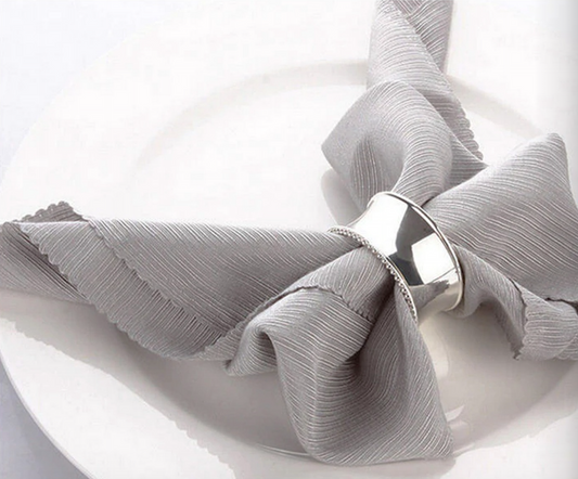 Napkin Ring - # D (Silver)