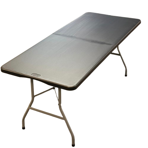 6FT DuramaxPRO Plastic bi-fold table - Black