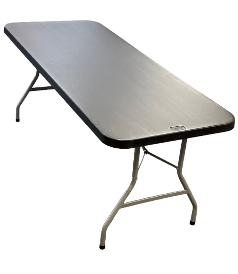 Duramax Pro - Plastic rectangular table 6FT - Black