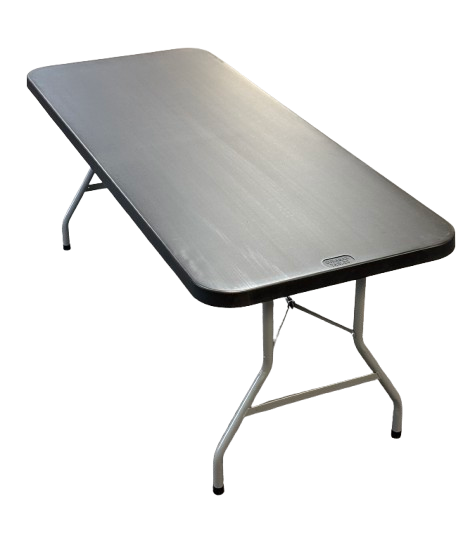 Duramax Pro - Plastic rectangular table 6FT - Black